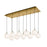 Bolla 29-in Brushed Gold/opal Glass 10-light Multi Pendant | MP3106BGOP-10