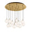Bolla 25-in Brushed Gold/opal Glass 13-light Multi Pendant | MP3106BGOP-13