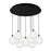 Bolla 20-in Black 9-light Multi Pendant | MP3106BK-09