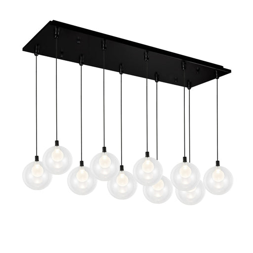 Bolla 29-in Black 10-light Multi Pendant | MP3106BK-10