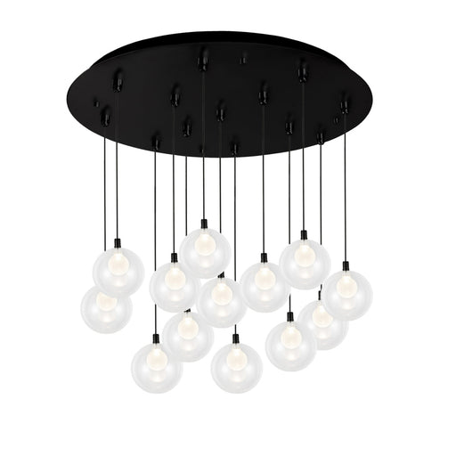 Bolla 25-in Black 13-light Multi Pendant | MP3106BK-13