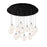 Bolla 25-in Black/opal Glass 13-light Multi Pendant | MP3106BKOP-13