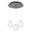 Bolla 12-in Chrome 3-light Multi Pendant | MP3106CH-03