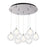 Bolla 20-in Chrome 9-light Multi Pendant | MP3106CH-09