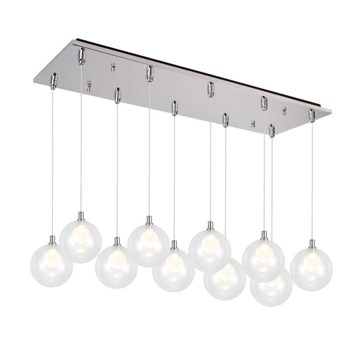 Bolla 29-in Chrome 10-light Multi Pendant | MP3106CH-10