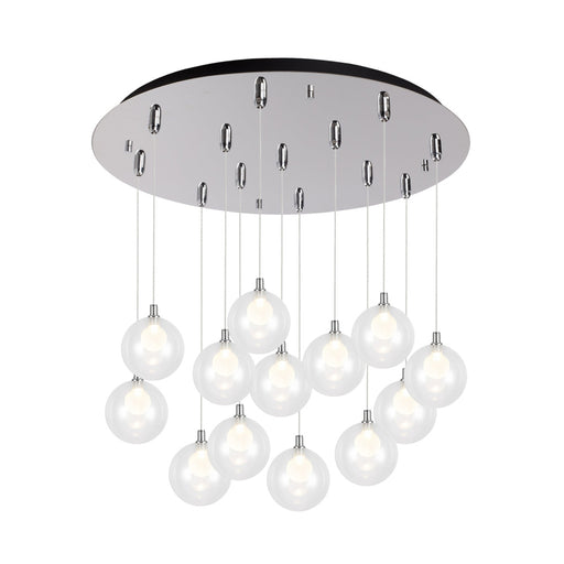 Bolla 25-in Chrome 13-light Multi Pendant | MP3106CH-13
