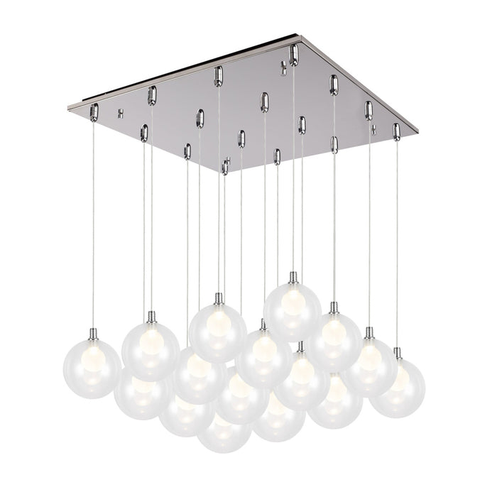 Bolla 21-in Chrome 16-light Multi Pendant | MP3106CH-16