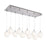 Bolla 29-in Chrome/opal Glass 10-light Multi Pendant | MP3106CHOP-10