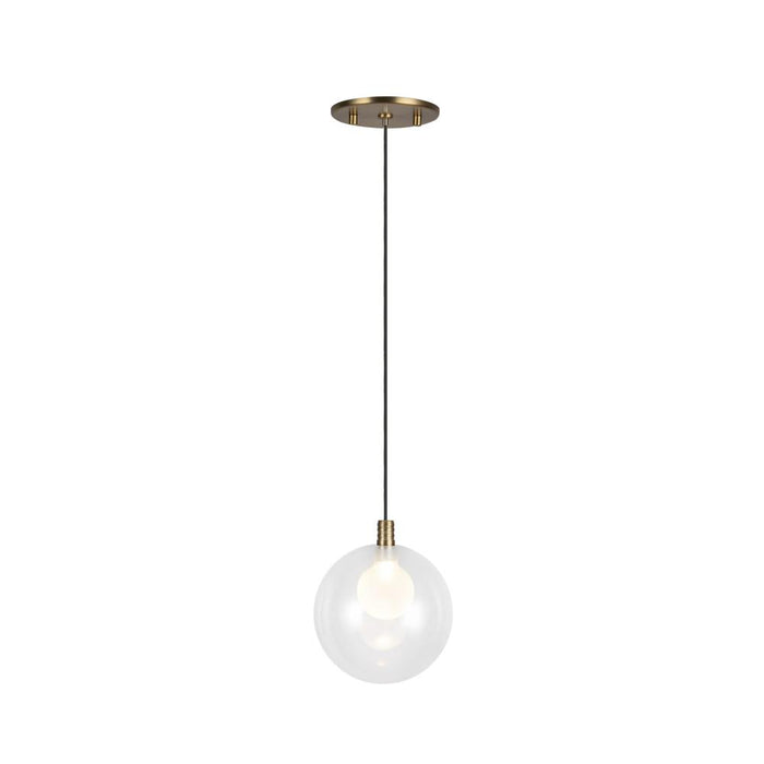 Kuzco Lighting Inc Bolla 5-in Brushed Gold LED Pendant