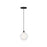 Kuzco Lighting Inc Bolla 5-in Black LED Pendant