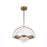 Kuzco Lighting Inc Bowery 14-in Vintage Brass LED Pendant