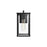 Brentwood 12-in Clear Glass/textured Black 1 Light Exterior Wall Sconce | EW652505BKCL