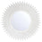 Broche Matte White 30in Mirror | BRH-M530-MT