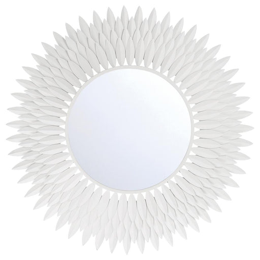 Broche Matte White 30in Mirror | BRH-M530-MT