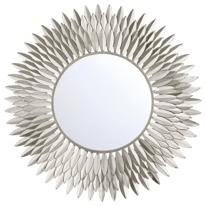 Broche Antique Silver 30in Mirror | BRH-M530-SA
