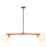 Briar 47-in Brown Linear Pendant | LP11546-TK