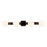Briar 34-in Black Bathroom Vanity Light | VL11534-BK
