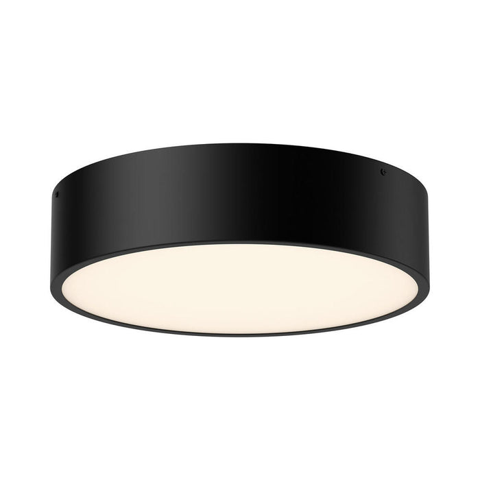 Brisbane 16-in Matte Black 3 Lights Flush Mount | FM556016MB