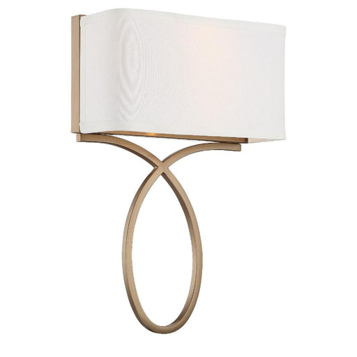 Crystorama Brinkley 2 Light Vibrant Gold Sconce