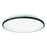 Kuzco Lighting Inc Brook 15-in Black LED Flush Mount