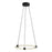 Bruni 16-in Black Led Pendant | PD24716-BK