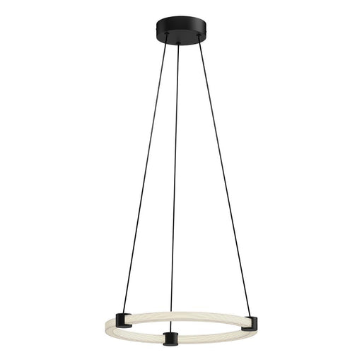 Bruni 16-in Black Led Pendant | PD24716-BK