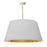 1lt Brynn Large Pendant, Wht/gld Shade, Agb | BRY-L-AGB-692