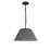 1lt Brynn Small Pendant, Gry Felt Shade, Black | BRY-S-BK-500