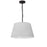 1lt Brynn Small Pendant, Jtone Wht Shade, Black | BRY-S-BK-790