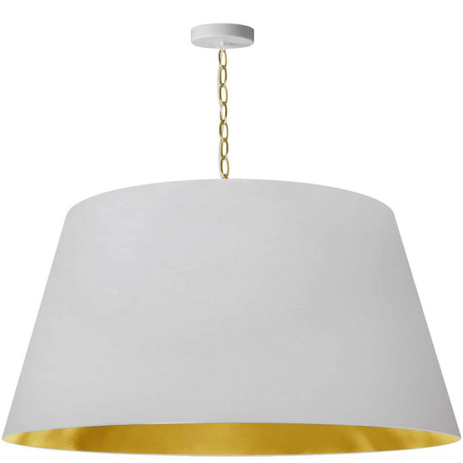 1lt Brynn X-large Pendant, Wht/gld Shade, Agb | BRY-XL-AGB-692