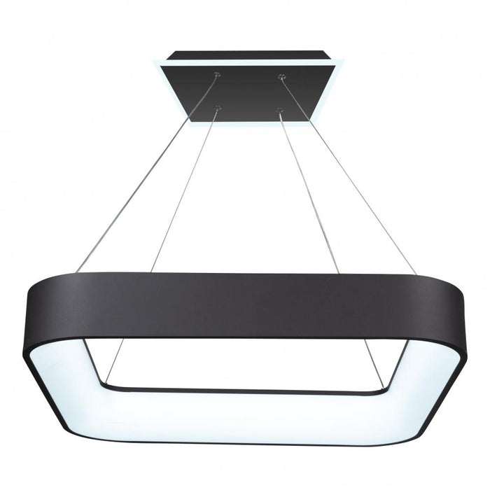 Artcraft Lazio Collection Integrated LED Chandelier, Black | BT2021BK
