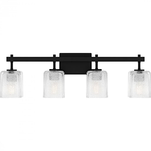 Quoizel Brenthouse 4-Light Matte Black Bath Light