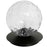 1lt Table Lamp, Mb W/ Clr Hammered Glass | BUR-131T-MB-CLR