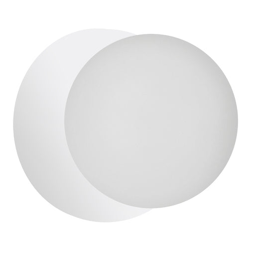 1 Light Matte White Incandescent Wall Sconce With White Glass Globe | BUR-51W-MW-WH