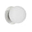1lt Halogen Wall Sconce, Pc W/ White Glass | BUR-51W-PC-WH