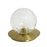 1lt Table Lamp, Agb W/ Clr Hammered Glass | BUR-61T-AGB-CLR