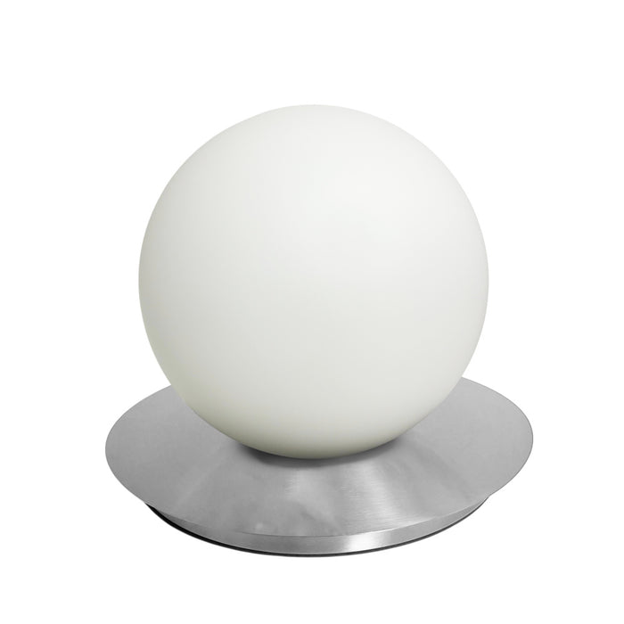 1lt Table Lamp, Pc W/ Wh Opal Glass | BUR-61T-PC-WH