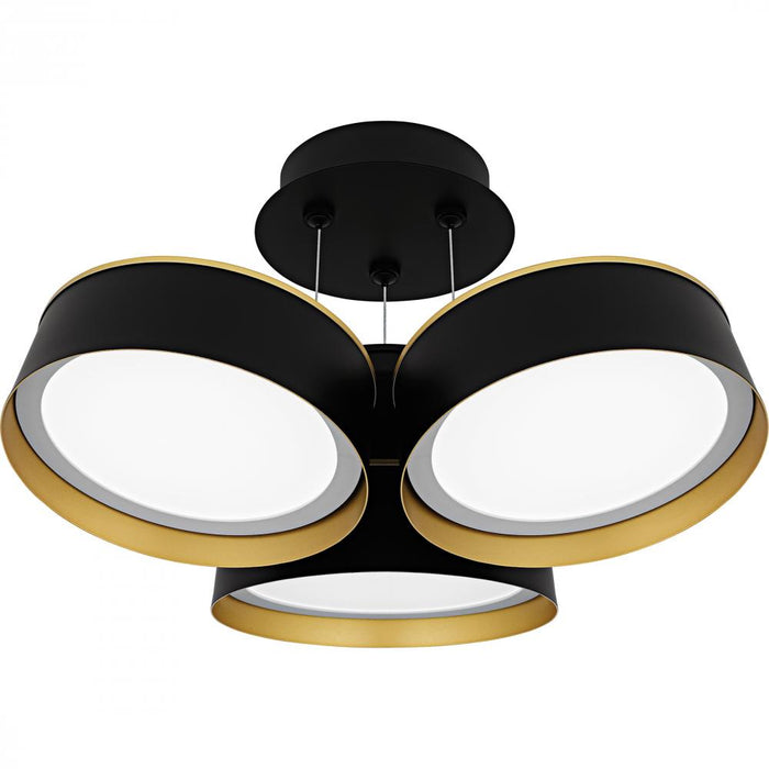 Byrnes Semi-flush Mount | BYS1719MBK