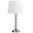 1lt Table Lamp Cut Crystal Ball W/wht Shd | C13T-PC