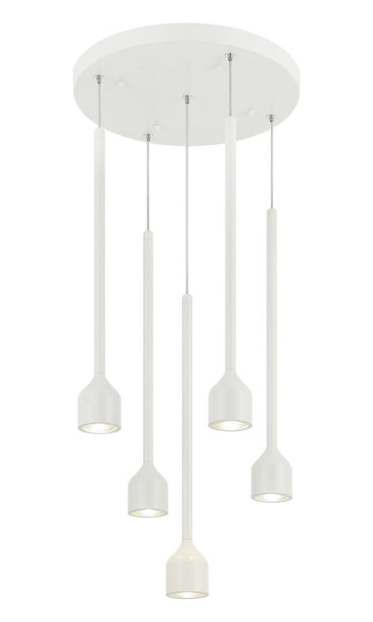 Matteo 5 LT "LUMENAGIO" WHHITE LED GU 10W Pendant