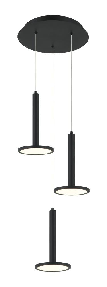 Matteo 3 LT LED "EXTRATERRESTRIAL" MATTE BLACK Pendant