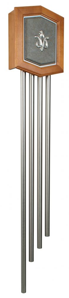 Craftmade Westminster Decorative 4 Tube Long Chime in Pewter