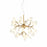 Matteo 20 LT 20" "Hyrangea Bloom" Gold Chandelier G4