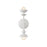 Alora Cadence 11-in Antique White 2 Lights Wall/Vanity