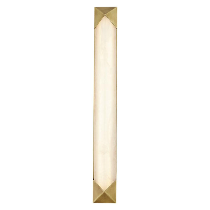 Caesar 25-in Vintage Brass/alabaster Led Wall/vanity | WV323225VBAR