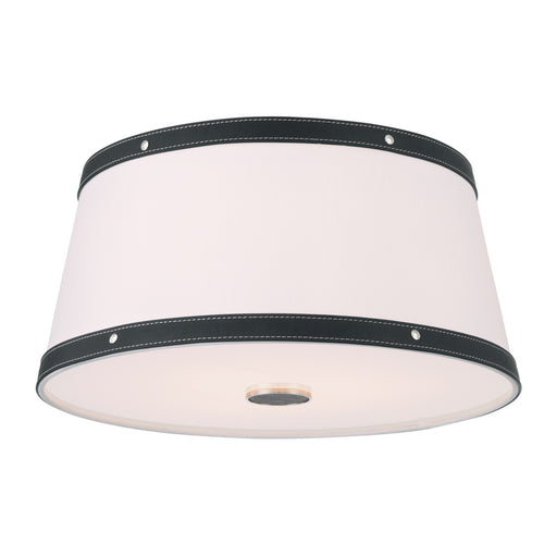 Libby Langdon Callahan 17'' Polished Nickel Flush Mount | CAL-2400-PN