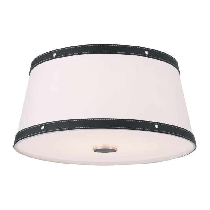 Libby Langdon Callahan 17'' Polished Nickel Flush Mount | CAL-2400-PN