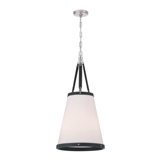 Libby Langdon Callahan 14.25'' Polished Nickel Pendant | CAL-2404-PN