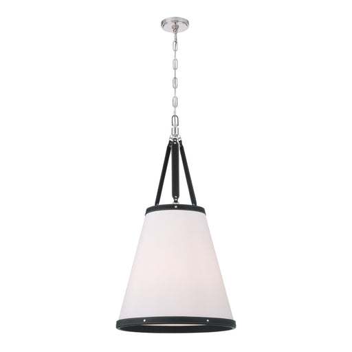 Libby Langdon Callahan 18'' Polished Nickel Pendant | CAL-2405-PN