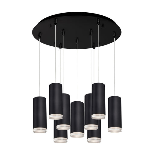 Cameo 18-in Black 9-light Multi Pendant | MP401431BK-09